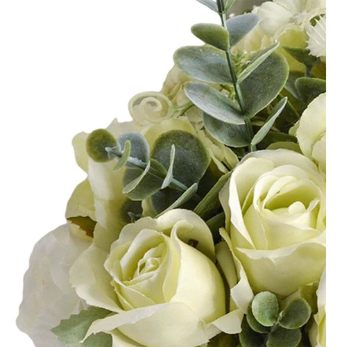 Cv Ramo De Dama De Honor Centro De Mesa Hecho A Mano Flores