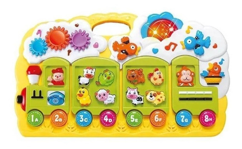 Brinquedo Infant Trenzinho Educativo Som Dm Toys Dmt 4744