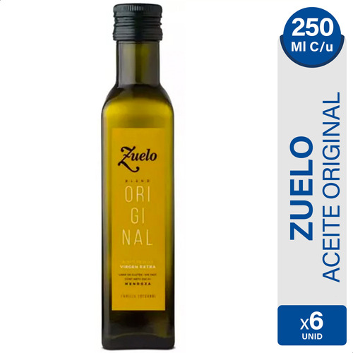 Aceite De Oliva Zuelo Clasico Extra Virgen Blend Pack X6 Uni