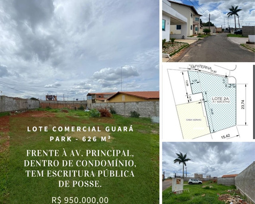 Imagem 1 de 13 de Vende-se Lote Comercial No Guará Park/df - 8851