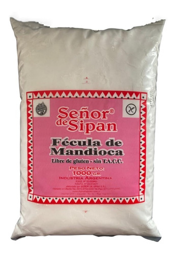 Fécula De Mandioca Señor De Sipán | Sin Tacc 1 Kg.