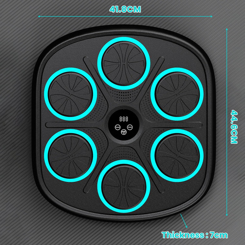 Maquina De Boxeo Musical Inteligente Con Bluetooth Y Guantes