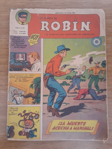 Cómic La Revista De Robin Año 1952 ( Batman Y Robin ) Número 85