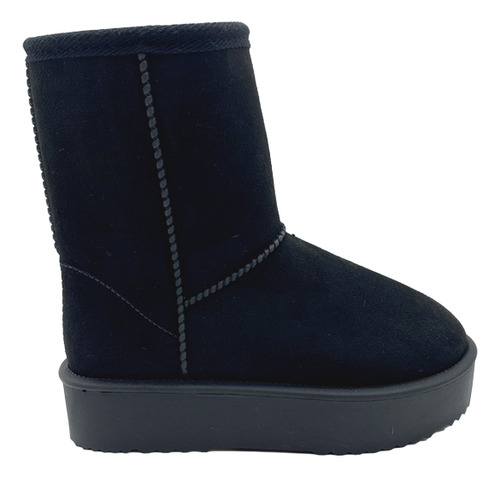 Bota De Agua Mujer Negro Zb043
