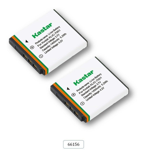(2) Baterias Mod. 66156 Para Kodak Easyshare M320