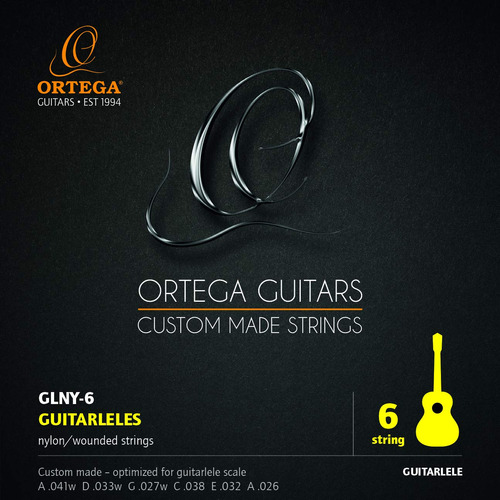 Ortega Guitars Guitarlele Cuerda Nailon Ajuste Fabricada