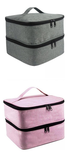 2 Bolsas De Almacenamiento De Esmalte De Uñas, 30 Rejillas