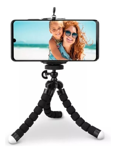 Tripode 18cm Soporte Celular Disparador Bluetooth Para Fotos