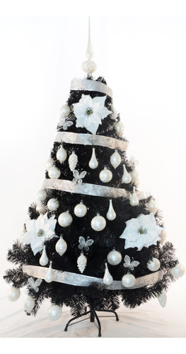 Árbol Navidad Canadiense Negro 1,50 + Kit 48 Mod 35 Sheshu 