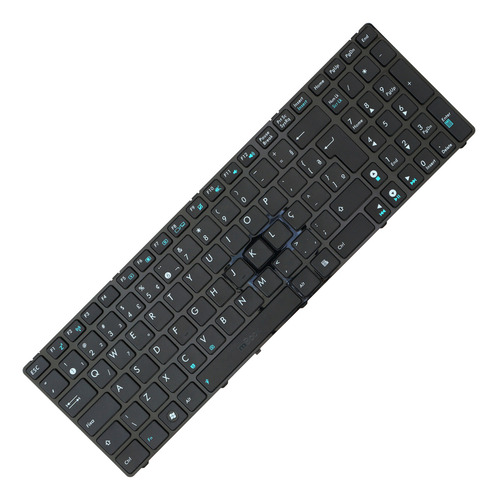 Teclado Notebook Asus F55 F70 G50 G51 G53 G60 G72 Abnt2 Cor Conforme Imagens Do Anúncio Idioma Português Brasil