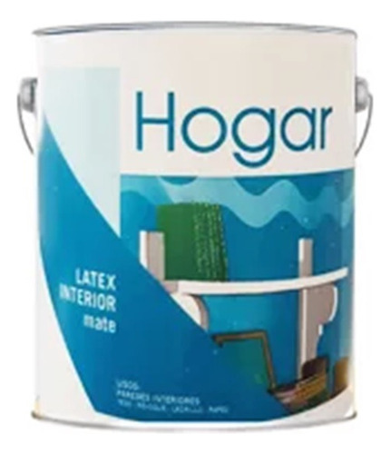 Pintura Latex Interior Antihongo Alba Hogar 20 Lts Acabado Mate Color Blanco