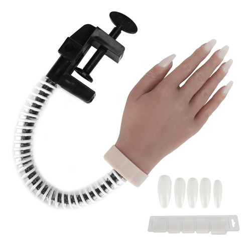 Práctica Nail Art Entrenamiento Mano Silicona Articulaciones