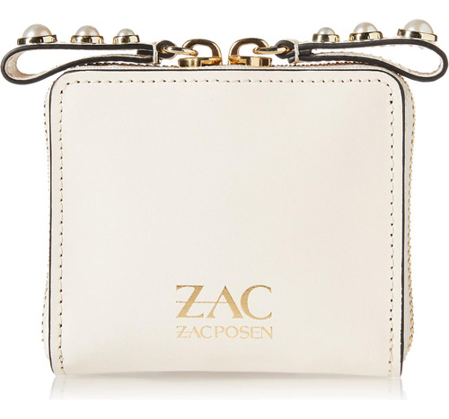 Zac Cartera Pequeña Con Cremallera Eartha Zac Posen-pearl La