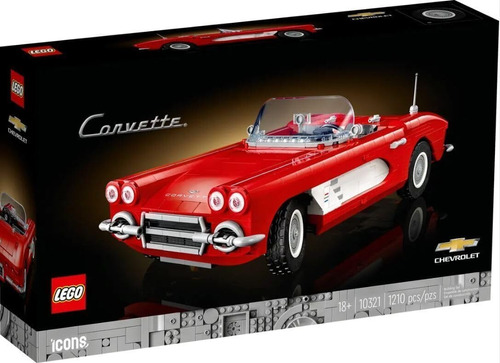 Lego Carro Deportivo Corvette Icons  10321 (1210 Piezas)