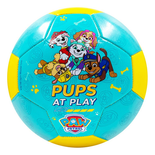 Balón De Fútbol No. 3 Paw Patrol Group Voit Color Aqua