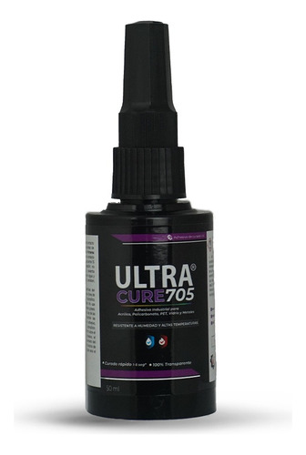 Ultracure® 705, Adhesivo Uv De Alta Viscosidad 50g