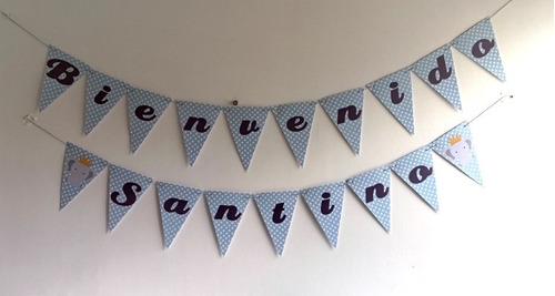 Banderínes Baby Shower Personalizados Decoración