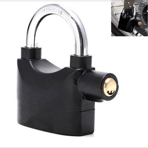 Candado Seguro Alarma 110db Cuida Tu Hogar Moto Bicicleta