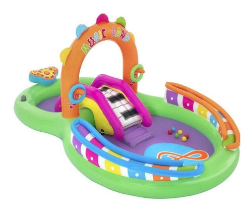 Alberca inflable para los peques. Forma ovalada Bestway 53117 349l	