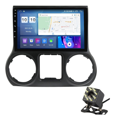 Estéreo 2+32g Para Jeep Wrangler 2011-2016 Cámara Carplaygps