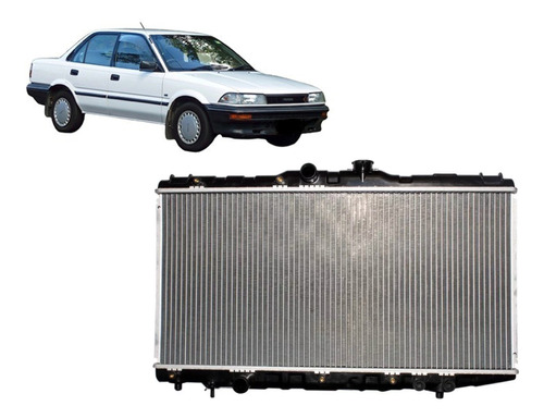 Radiador Motor Mecánico Para Toyota Corolla 1.3 1988 1992 