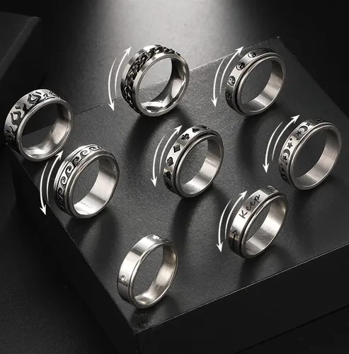 Anillo antiestres hombre discount