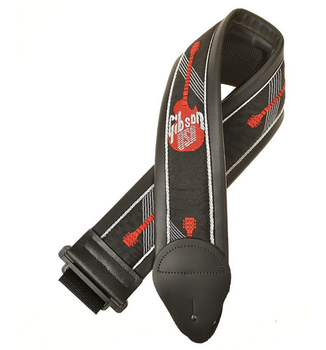 Imagen 2 de 7 de Correa Gibson Asgg-700 Negra Logo C