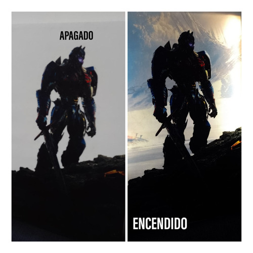 Imagen 3 de 3 de Cuadros Decorativos Con Luz Retroiluminados/ Transformers