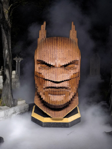 Boneco Batman Dc Comics Em Mdf Com Efeito 3d