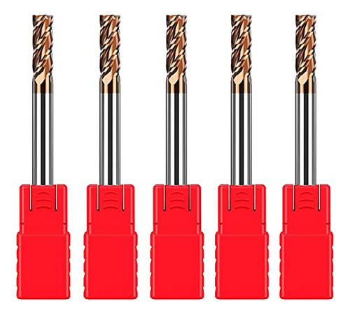 Fresas Cuadradas De Carburo, Juego De 5 Unidades, 1/8  ...