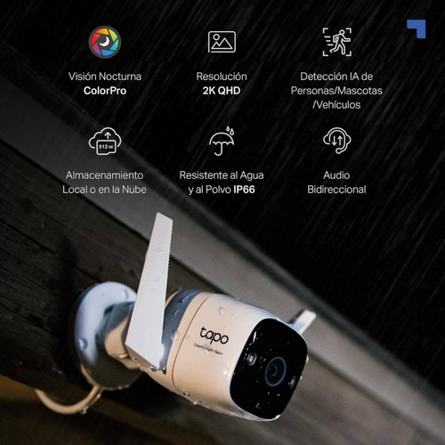 Tp-link Tapo C325wb Wifi 4mp Exteriorvisiónnocturna Colorpro