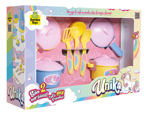 Jogo de Cozinha Panelinhas Unicornio Unika 7 pcs - Samba