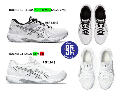 Zapatos Asics Damas Runing, Paddle, Voleybol, Tennis, Sports