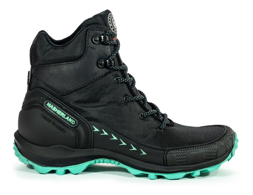 Bota Outdoor Masherland® Treck Negro Menta