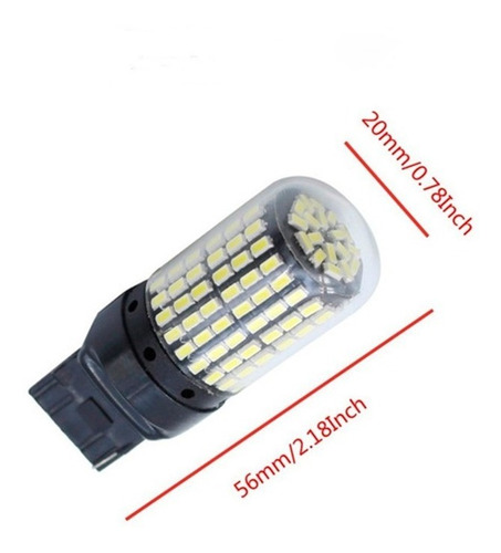 Imagen 4 de 5 de Lampara Led T20 144 Led Vidrio/cerámica 12v Luz Blanca