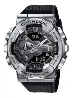 Reloj Casio G-shock Gm-110-1acr Para Caballero Color de la correa Negro