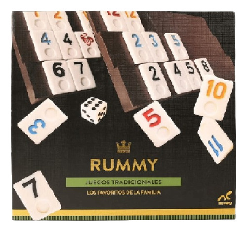 Juego De Mesa Rummy Tradicional Divertido Entretenimiento
