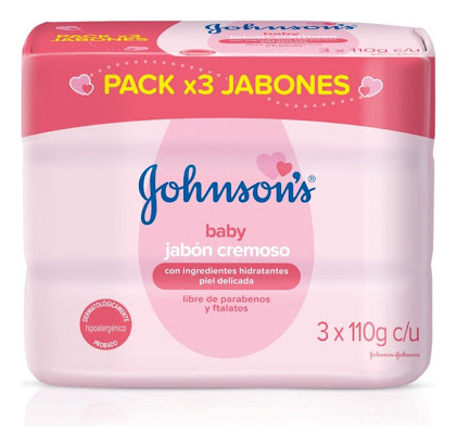 Jabón Johnsons Baby Humectante 110 Gr