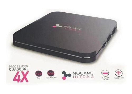 Smart Tv Box Noga Pc Ultra Conversor 8gb 4k 1gb Ram Android
