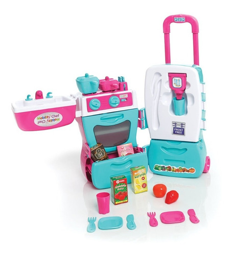 Cozinha Infantil Mobility Chef Com Acessórios - Calesita