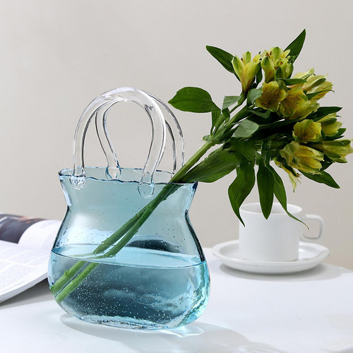 Vaso De Bolsa De Vidro Vaso De Saco De Vidro Vaso De Flores