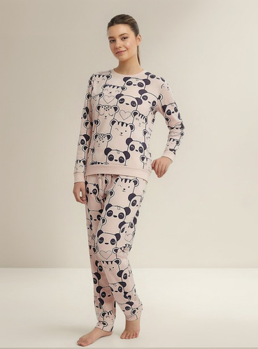 Pijama Mujer Algodón 60.1564 Kayser