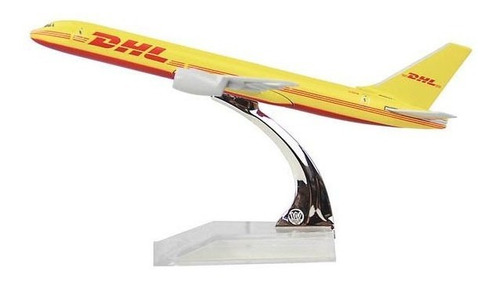 Imagem 2 de 4 de Miniatura Boeing 757-200 Dhl - 16 Cm
