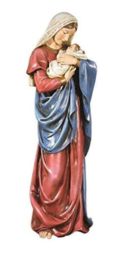 Beso De Una Madre Virgen María Infante Jesús Adorando Amor F