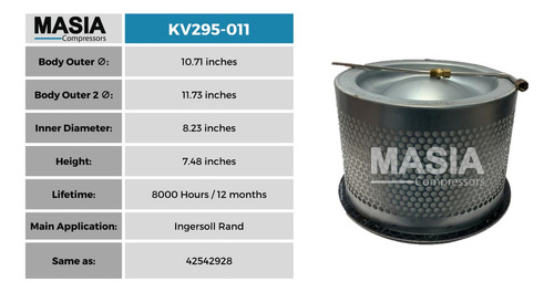 Filtro Para Compresores Mann Filter 49 302 55 581