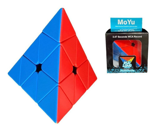 Cubo Mágico Profissional Pyraminx Pirâmide Triangulo 3x3x3 Estrutura Colorido