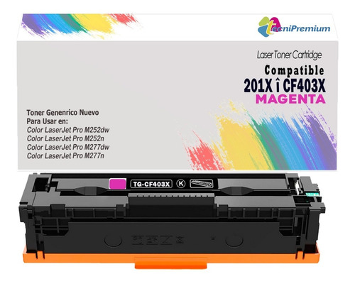 Tóner Genérico 201x | Impresora Laser Pro M252dw M252n   