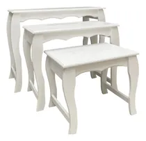 Comprar Set 3 Mesas De Arrime Dressoire, Candy Bar,40 Cm Pintadas