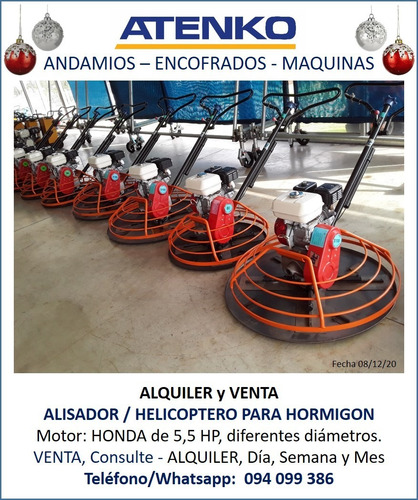 Helicóptero Alisador De Concreto / Hormigón