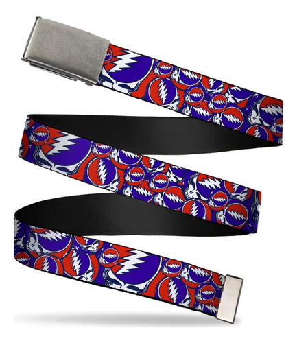 Cinturón Con Hebilla Para Hombre Grateful Dead 1.5 Con Hebil